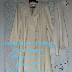 Vintage 90’s Austin Reed Duster Coat Dress-PRISTINE